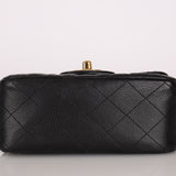 Chanel Mini Square Flap Black Caviar GHW