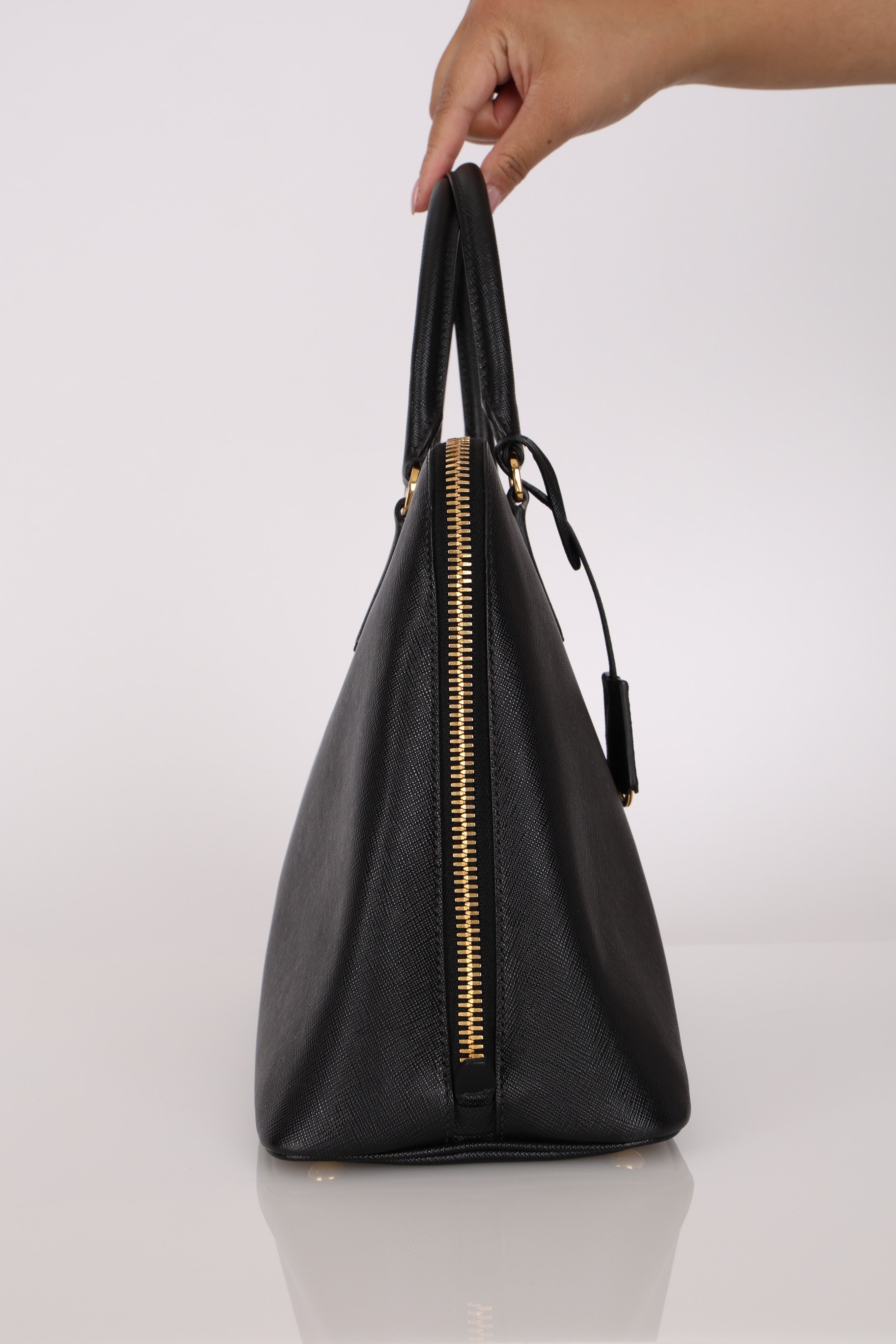 Prada Saffiano Leather Top Handle Bag