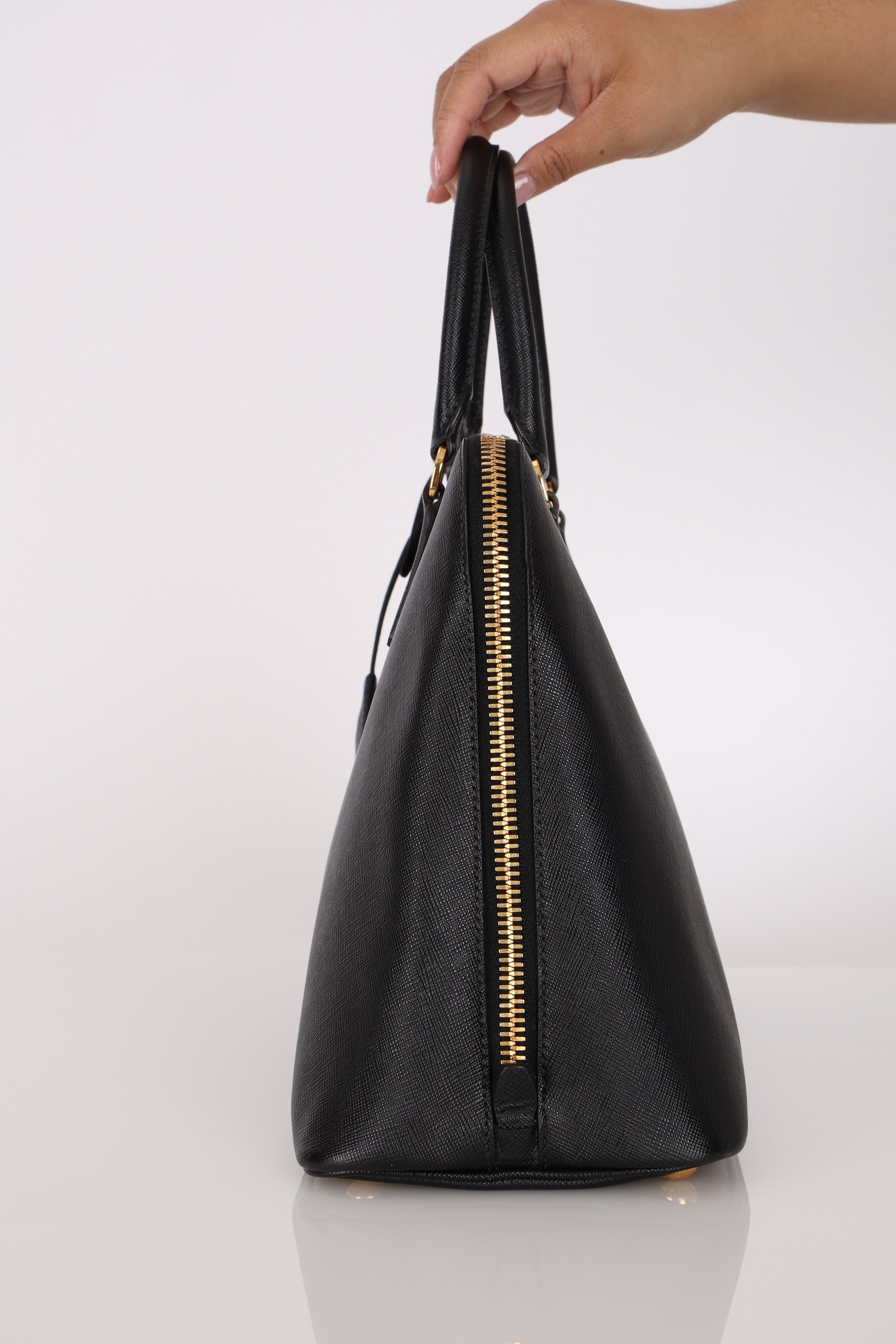 Prada Saffiano Leather Top Handle Bag