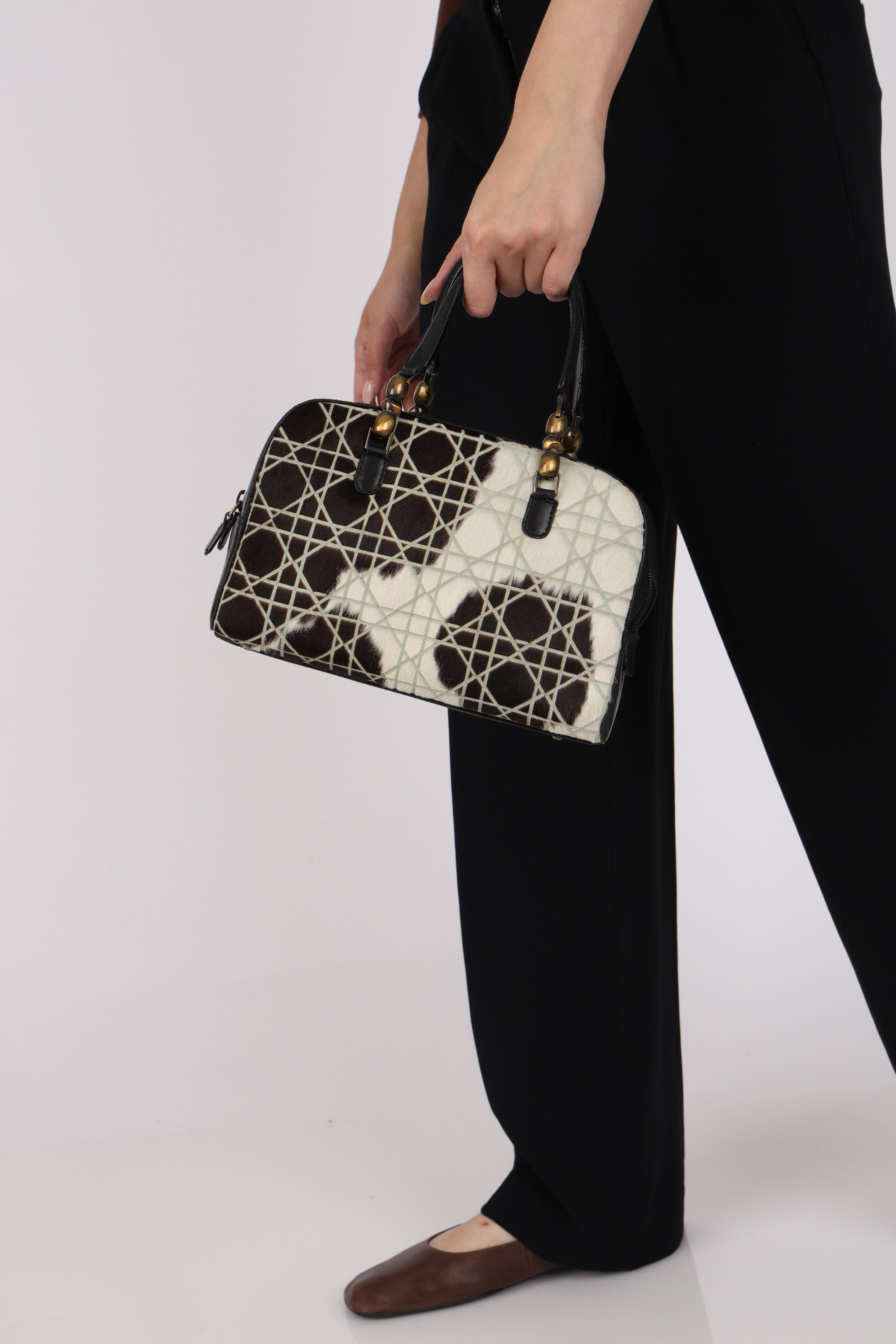 Dior Ponyhair Bowling Bag