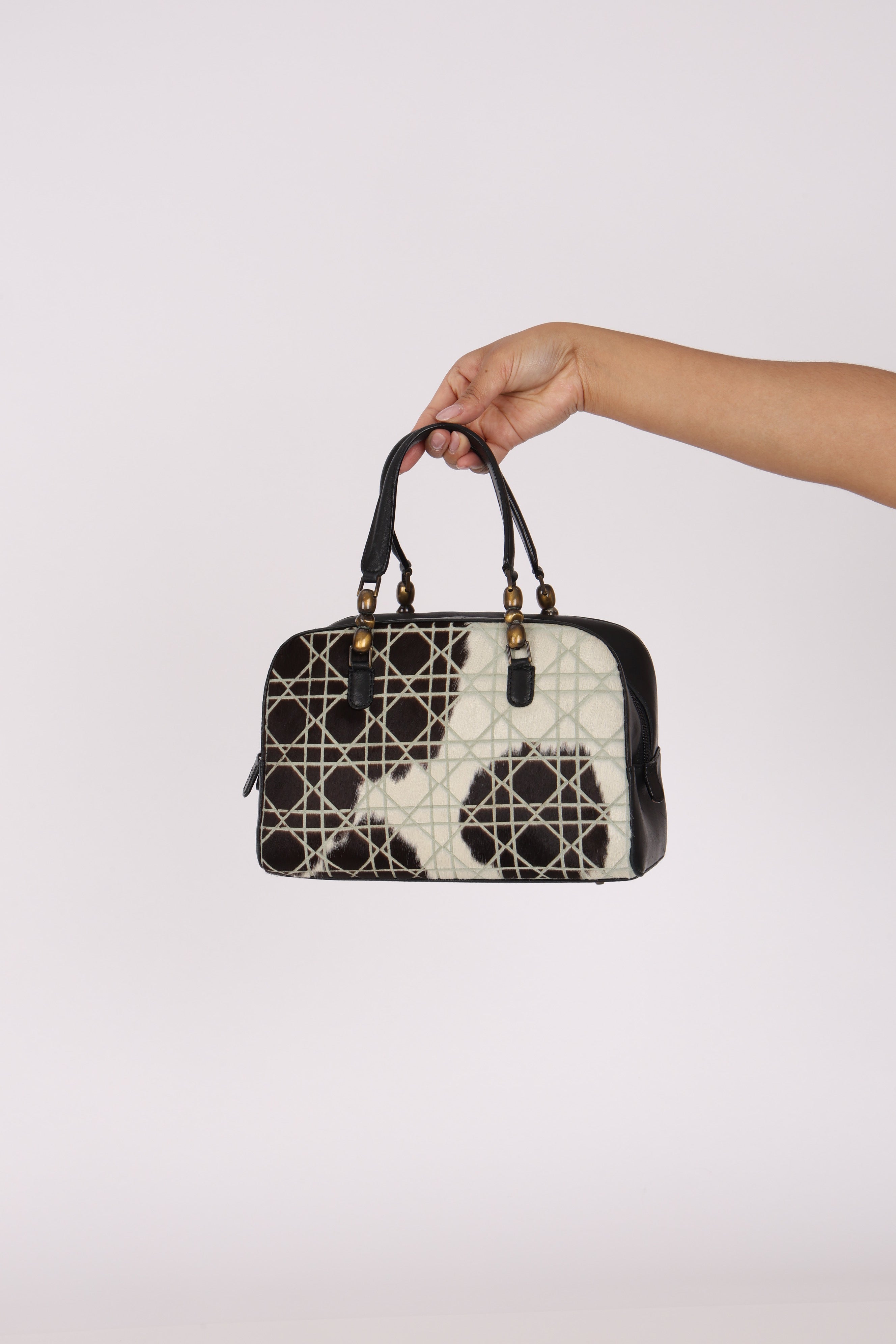 Dior Ponyhair Bowling Bag
