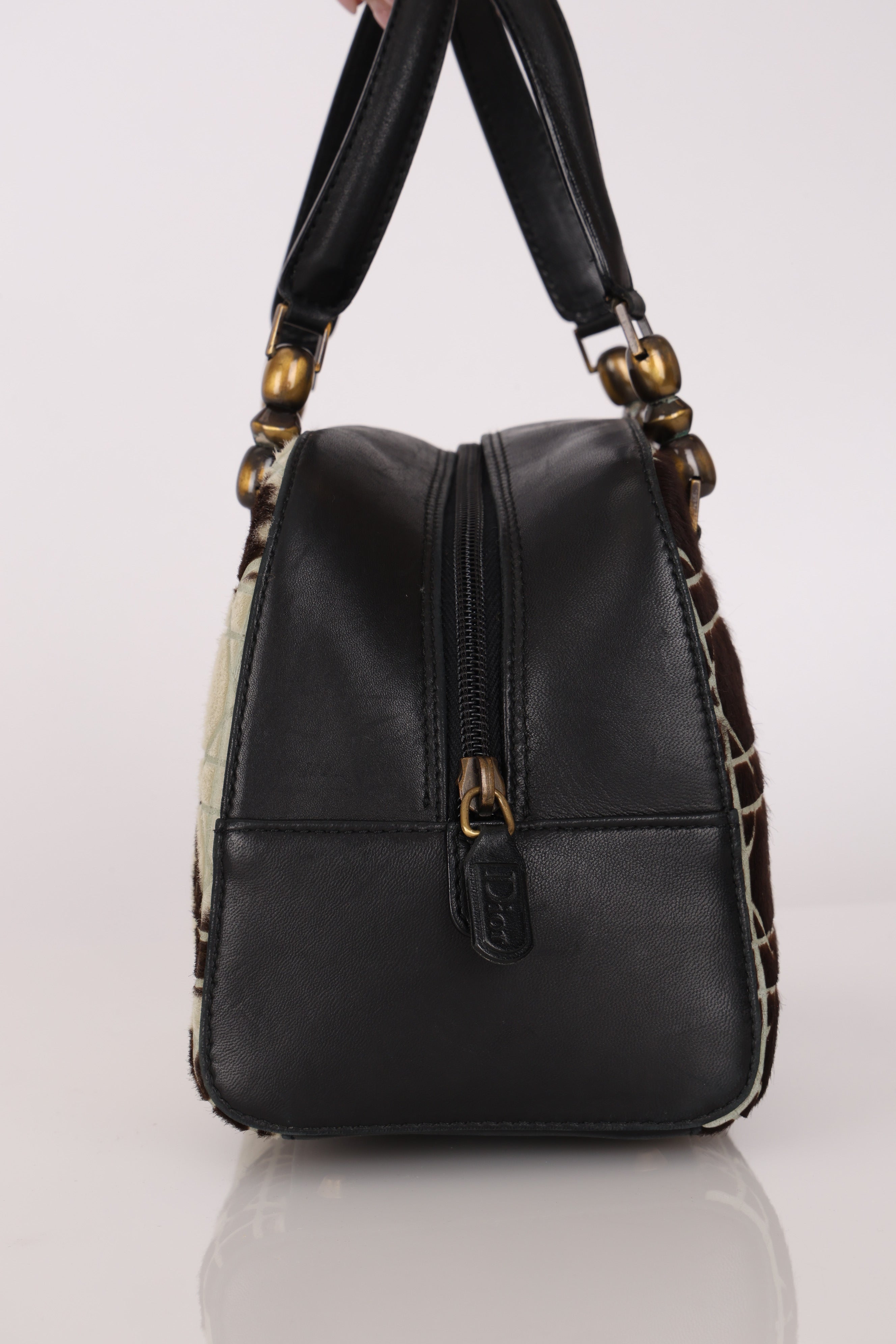 Dior Ponyhair Bowling Bag
