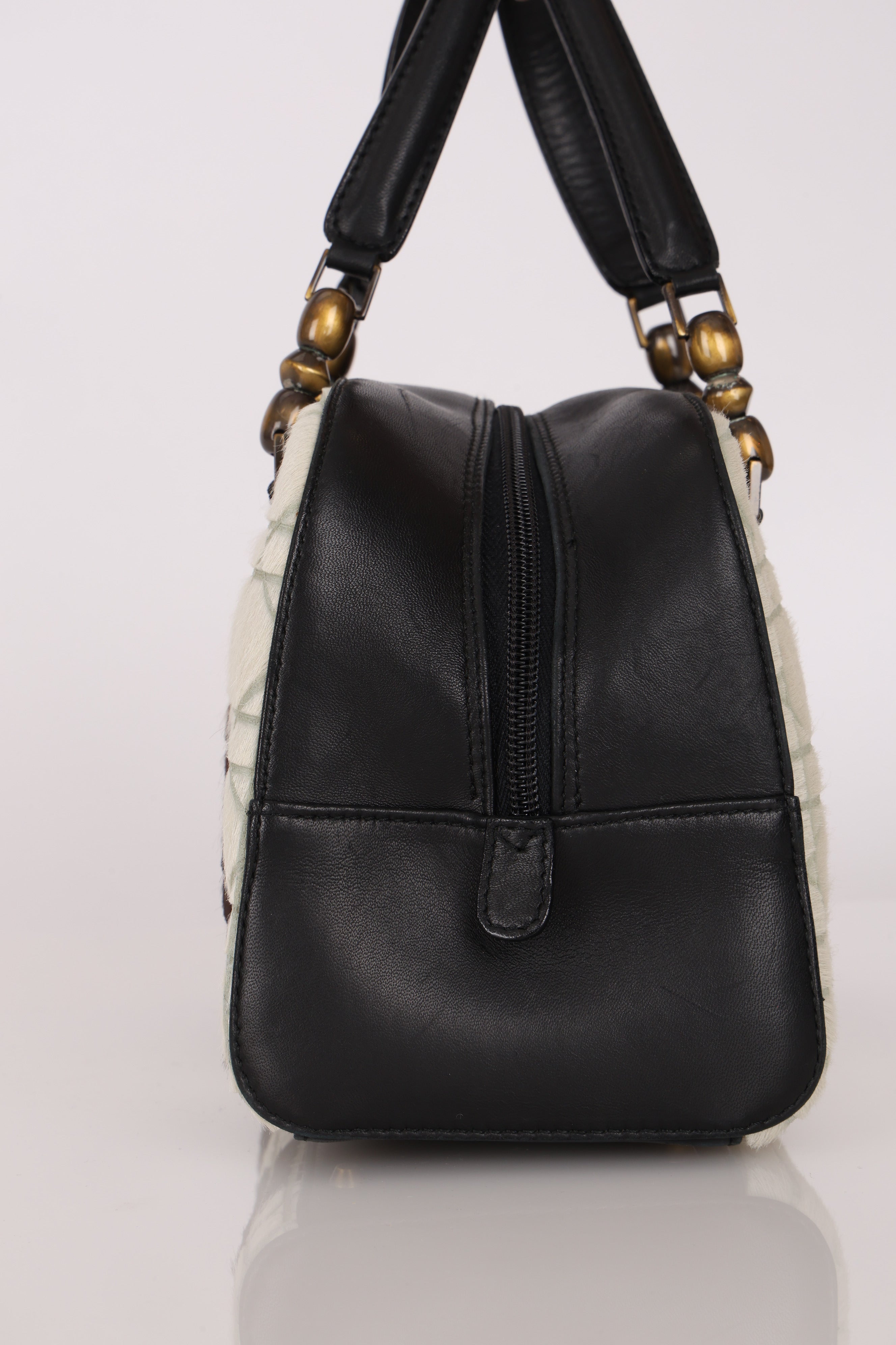 Dior Ponyhair Bowling Bag