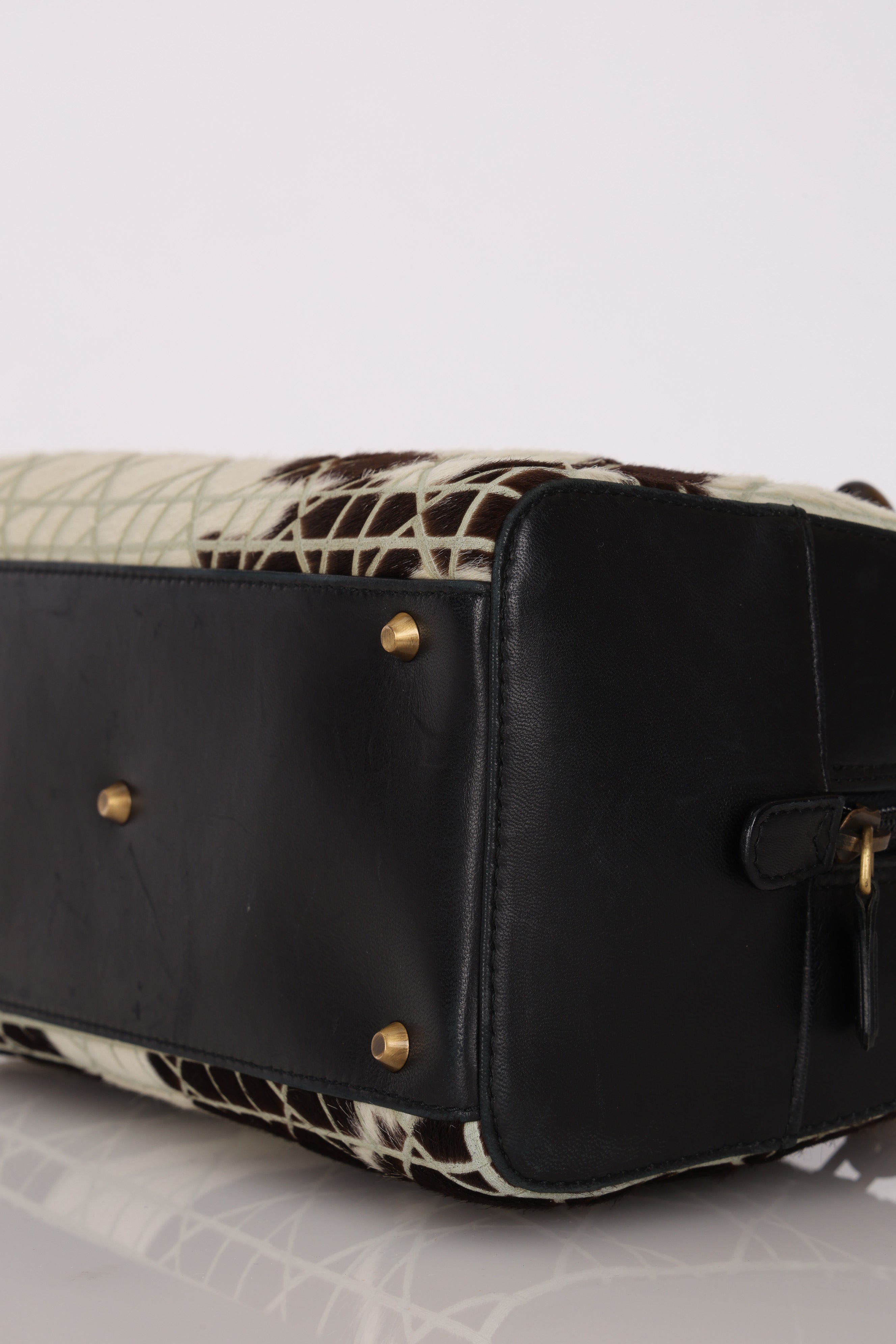 Dior Ponyhair Bowling Bag