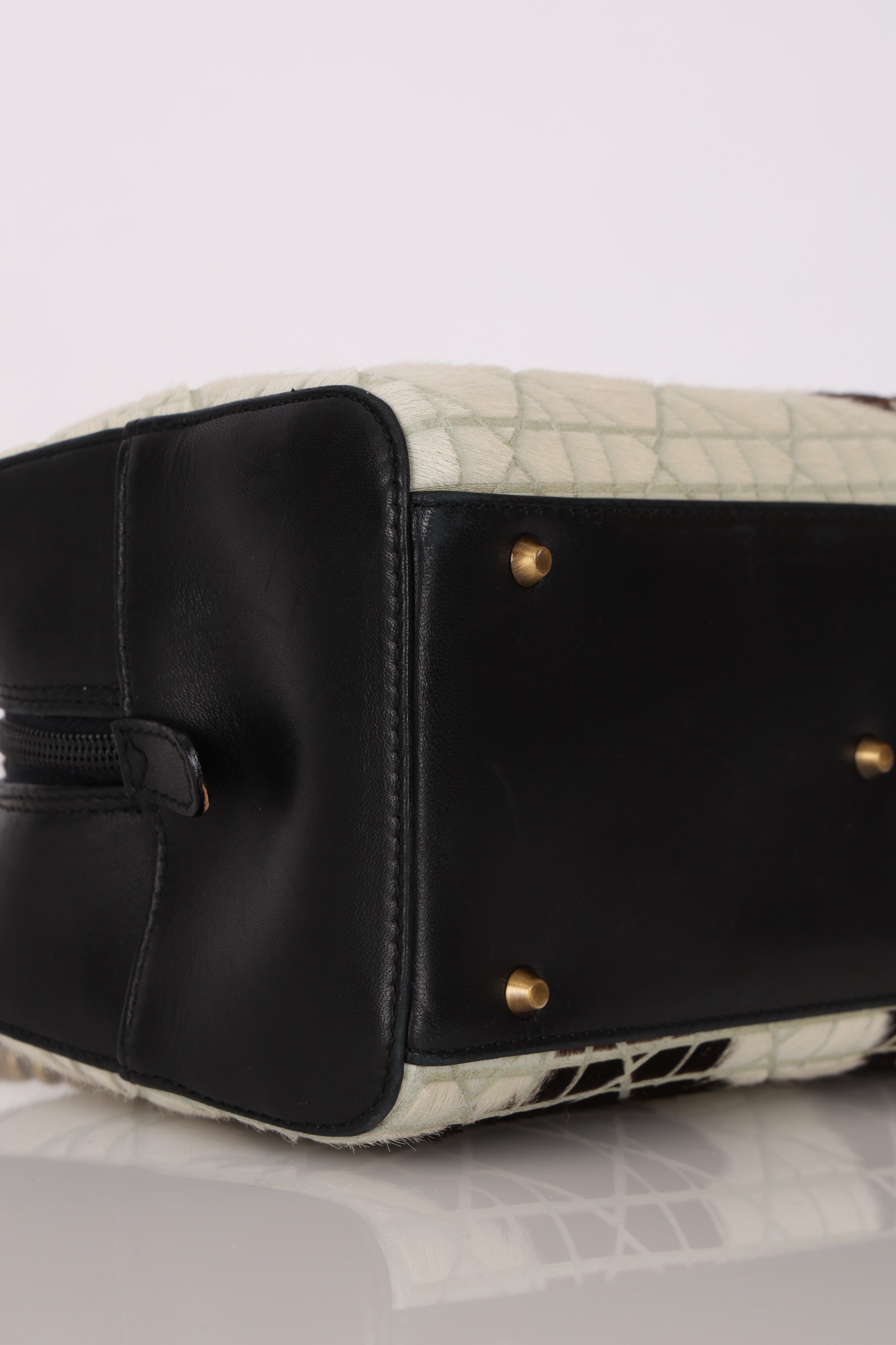 Dior Ponyhair Bowling Bag