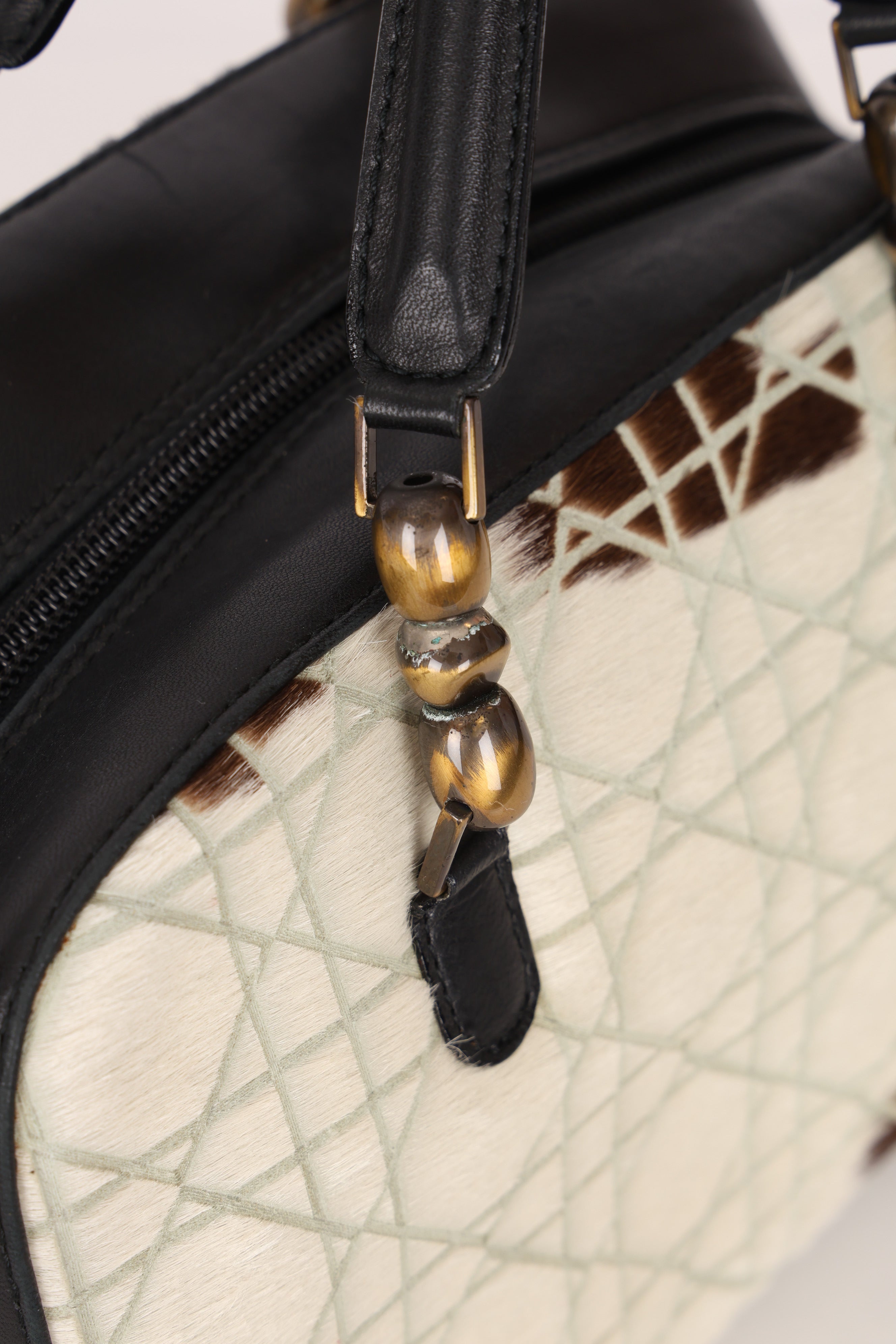 Dior Ponyhair Bowling Bag