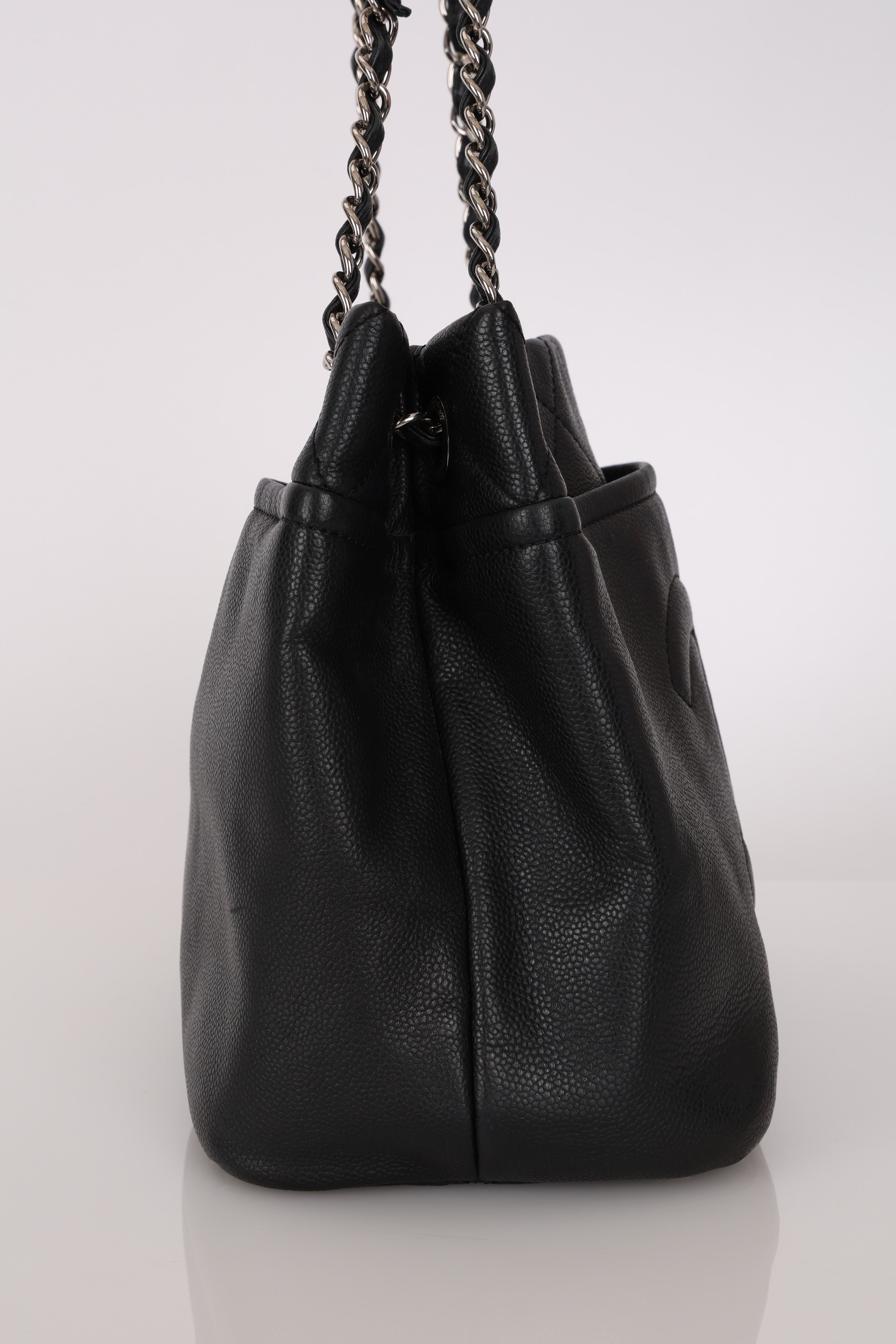 Chanel Timeless Shoulder Bag Black Caviar SHW