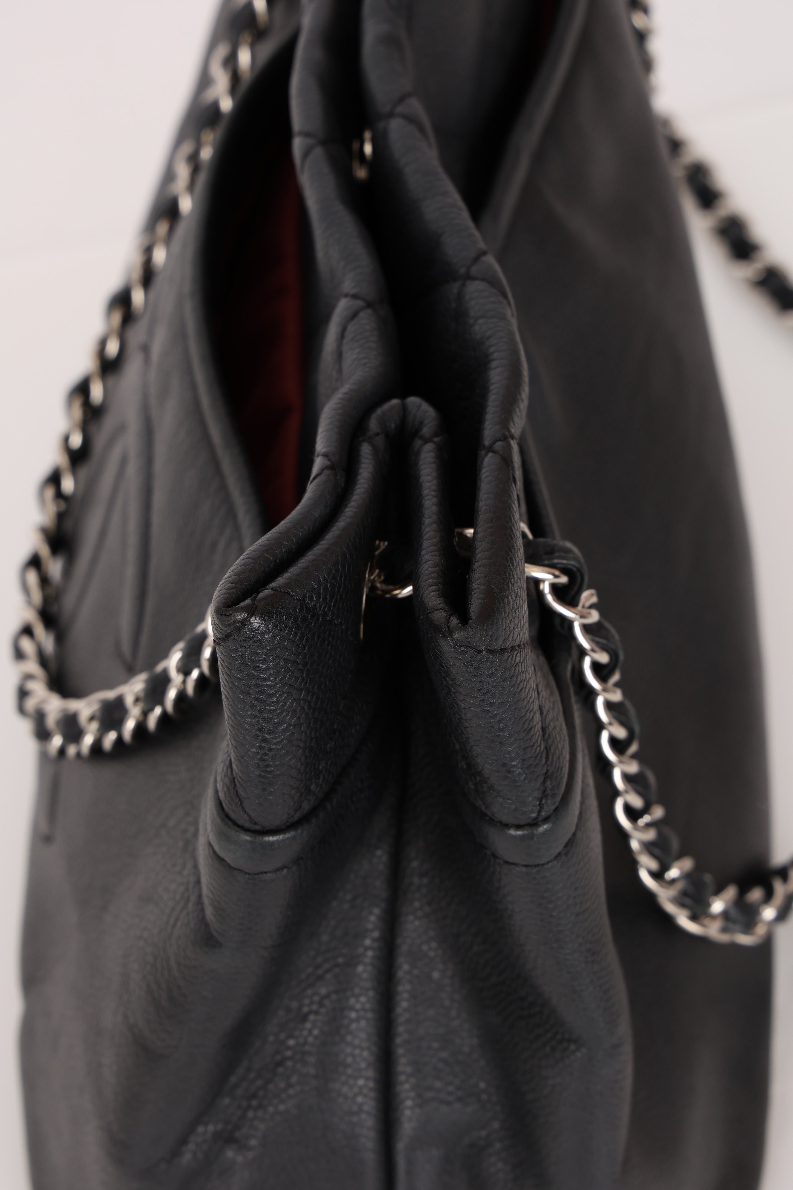 Chanel Timeless Shoulder Bag Black Caviar SHW