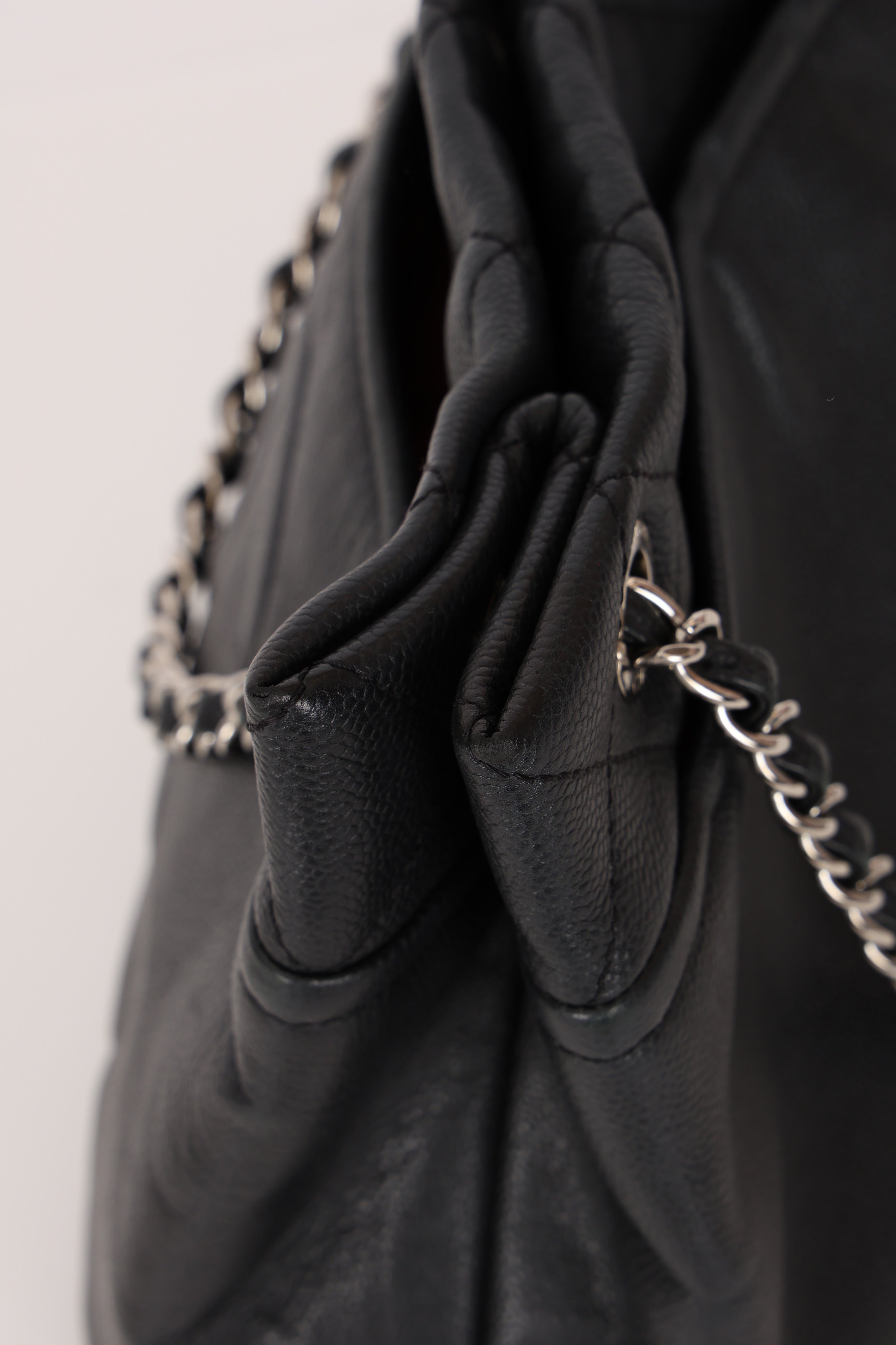 Chanel Timeless Shoulder Bag Black Caviar SHW