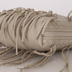 Bottega Veneta Fringe Trimmed Intrecciato Nodini Bag