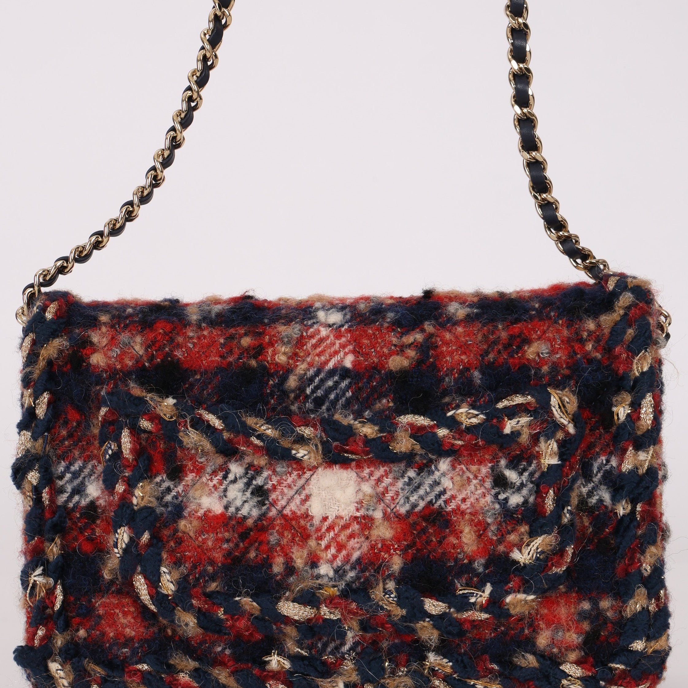 Chanel Wallet on Chain Multicolor Tweed MMHW