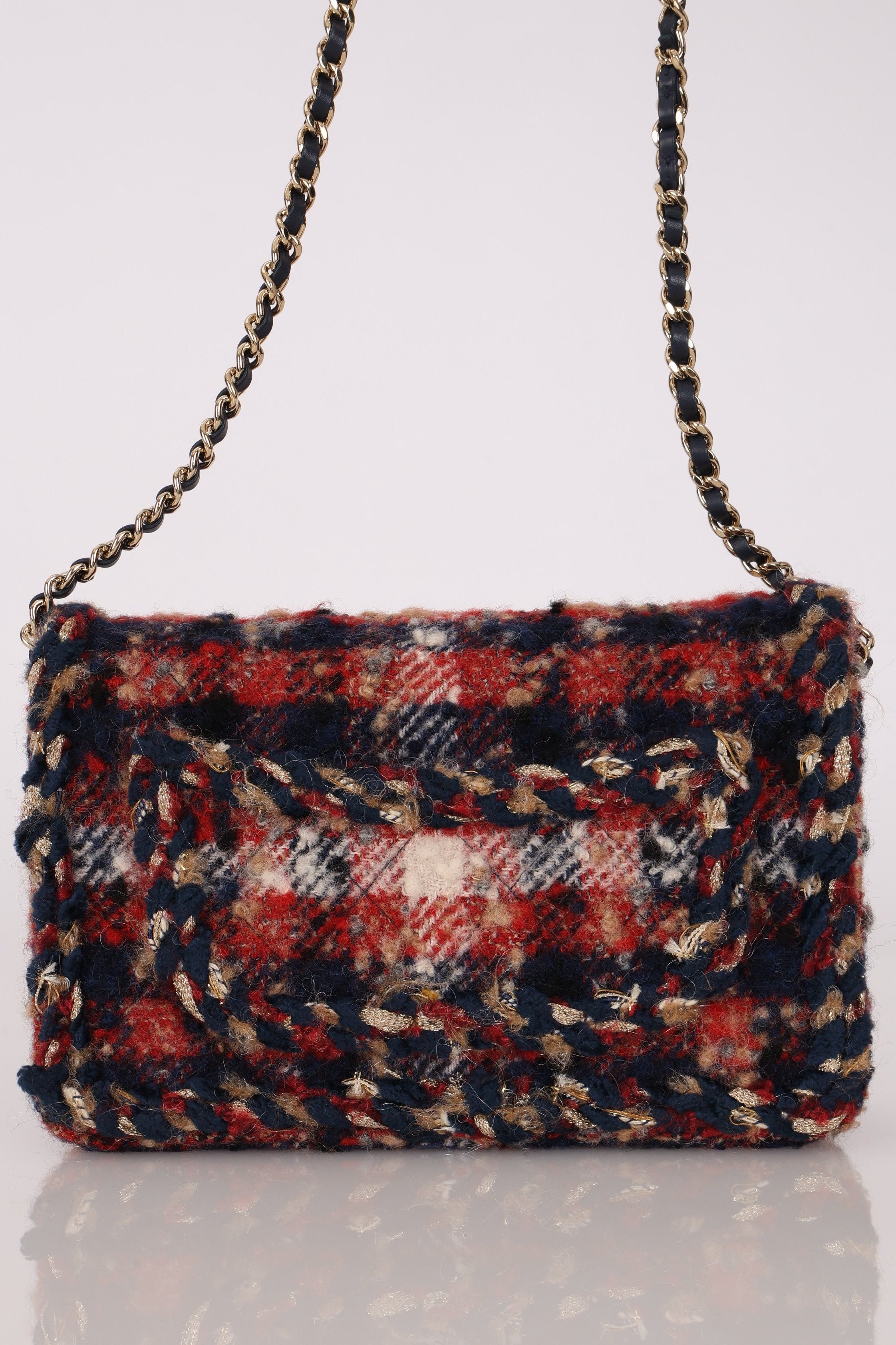 Chanel Wallet on Chain Multicolor Tweed MMHW