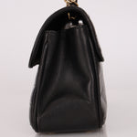 Chanel East West Shoulder Bag Black Calfskin BGHW