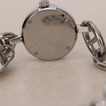 Gucci Stainless Steel Motif Engraved Face Charms Watch 22mm