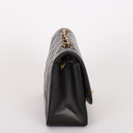 Chanel Small Diana Flap Black Lambskin 1996 24K GP