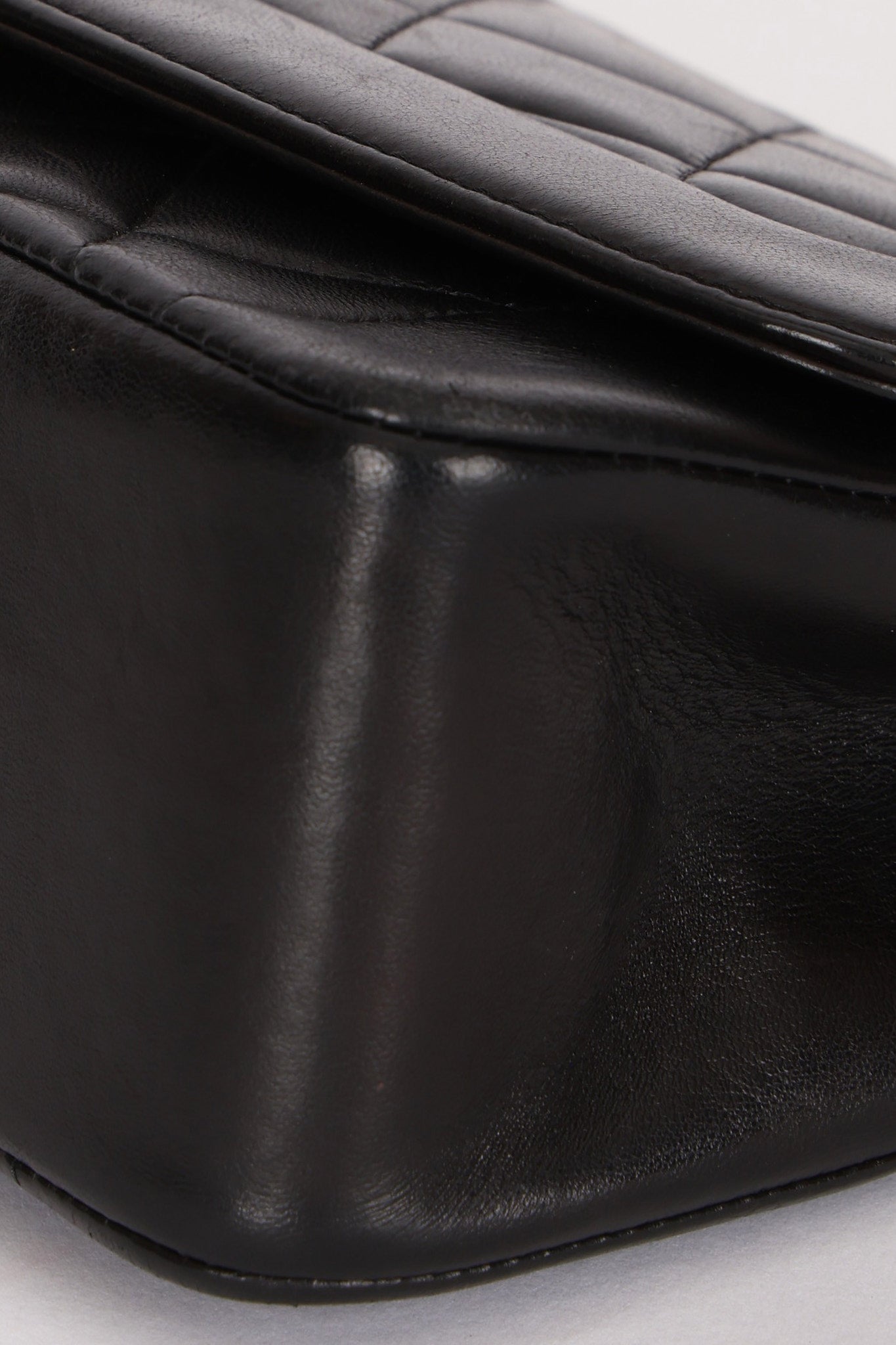 Chanel Small Diana Flap Black Lambskin 1996 24K GP