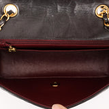 Chanel Small Diana Flap Black Lambskin 1996 24K GP