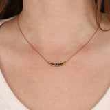 18K Gold & Sapphire Necklace