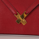 Hermès Kelly Cross Briefcase Rouge Vif Courchevel GHW
