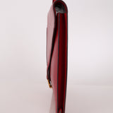 Hermès Kelly Cross Briefcase Rouge Vif Courchevel GHW