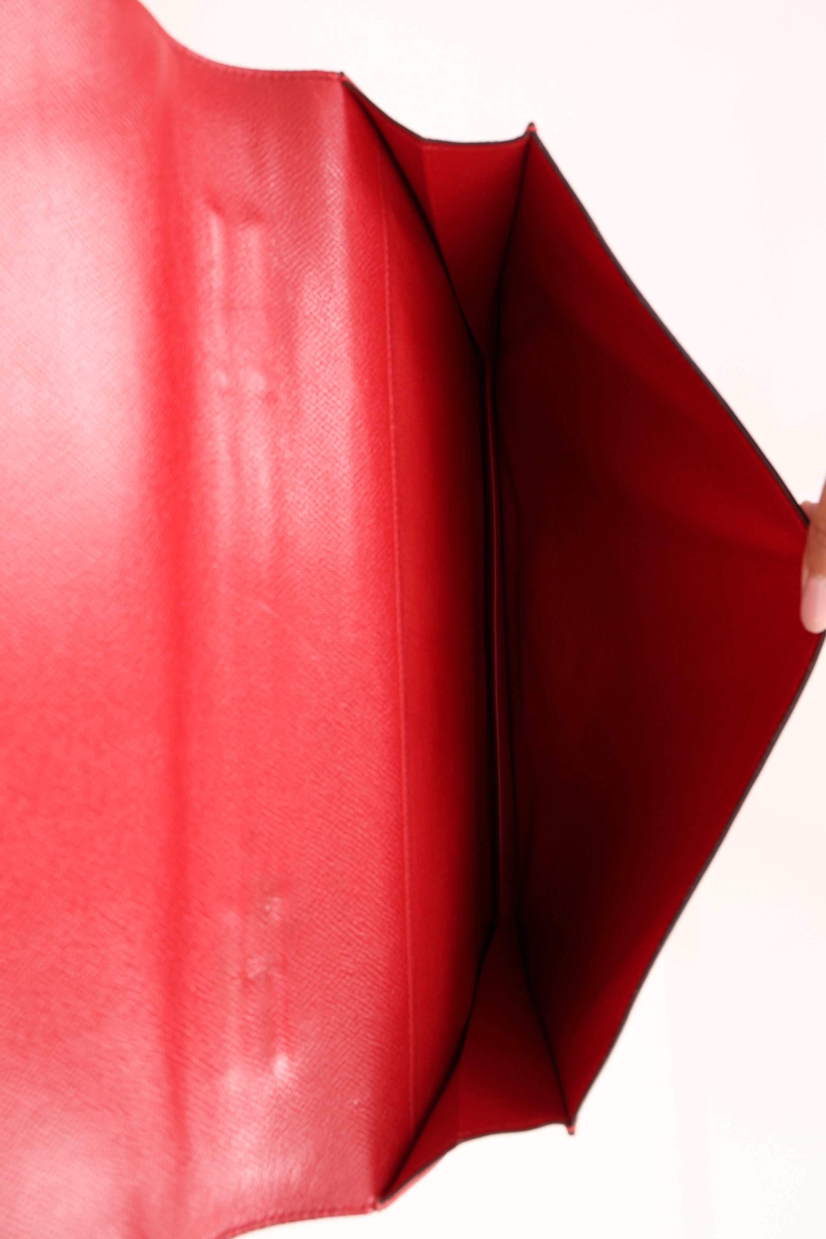 Hermès Kelly Cross Briefcase Rouge Vif Courchevel GHW