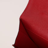 Hermès Kelly Cross Briefcase Rouge Vif Courchevel GHW