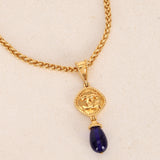 Chanel CC Orb Gold Necklace