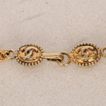 Chanel CC Orb Gold Necklace