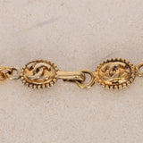 Chanel CC Orb Gold Necklace