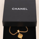 Chanel CC Orb Gold Necklace