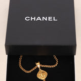 Chanel CC Orb Gold Necklace