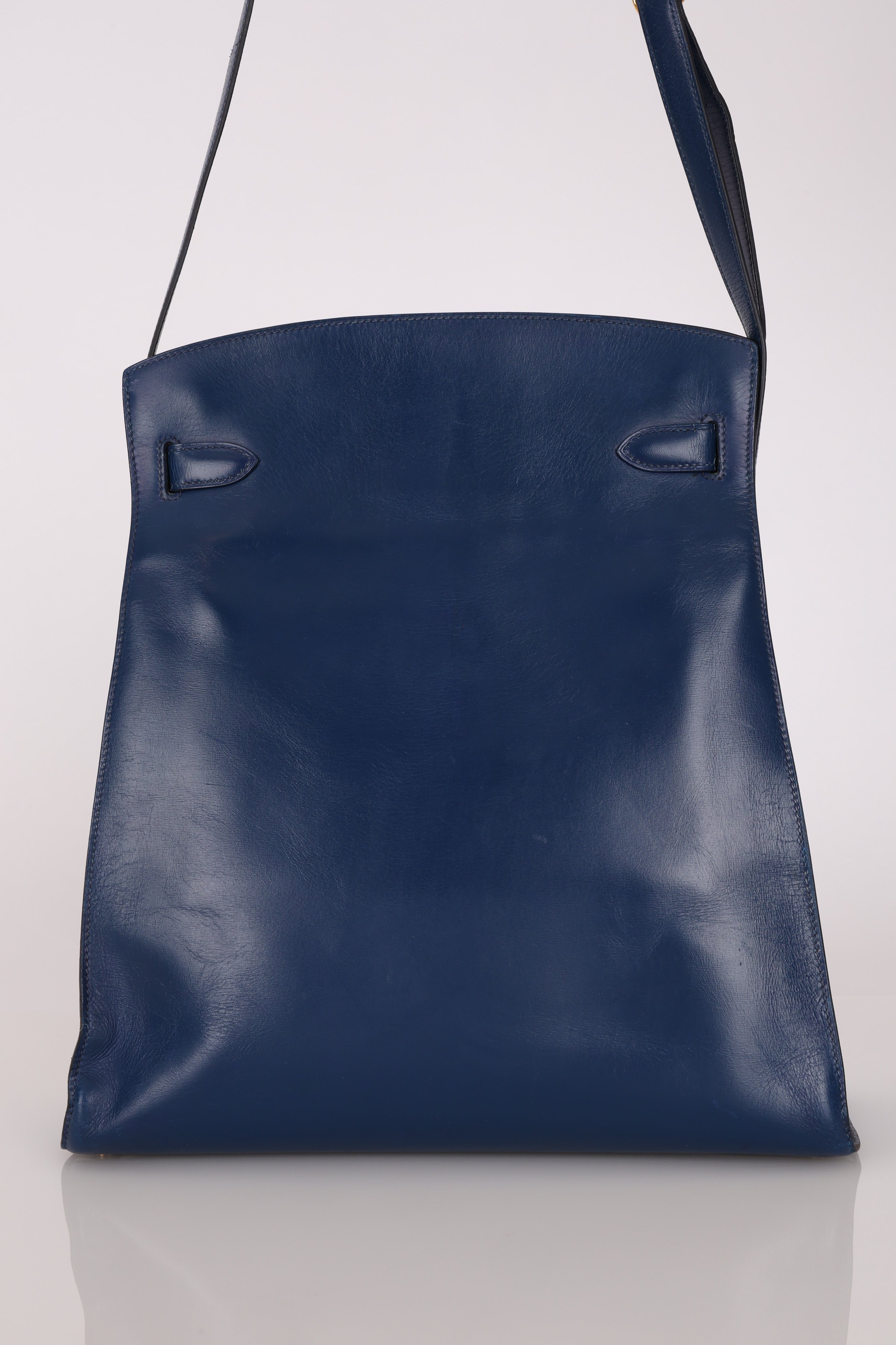 Hermès Kelly Sport GM Bleu Box GHW