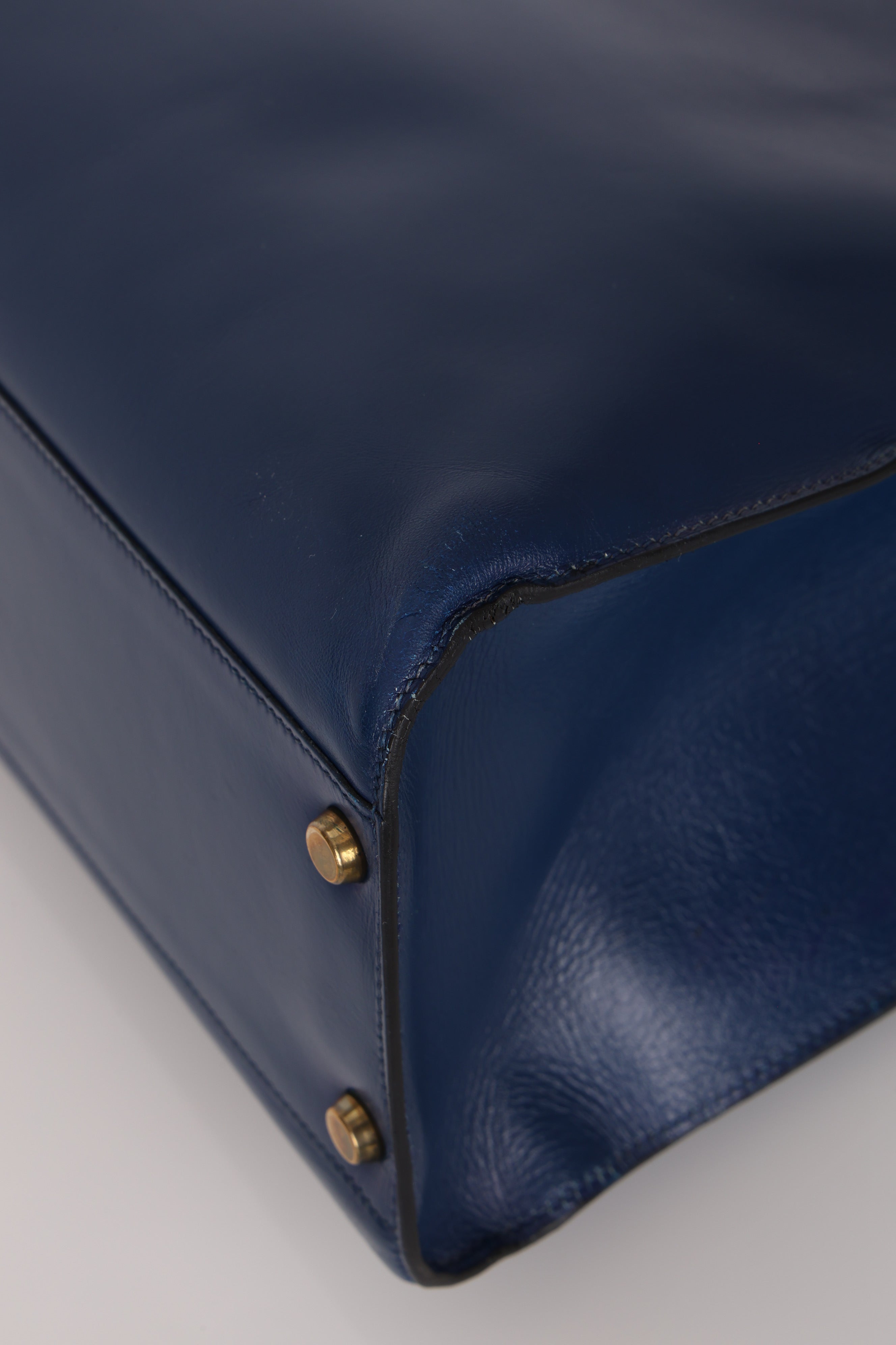 Hermès Kelly Sport GM Bleu Box GHW