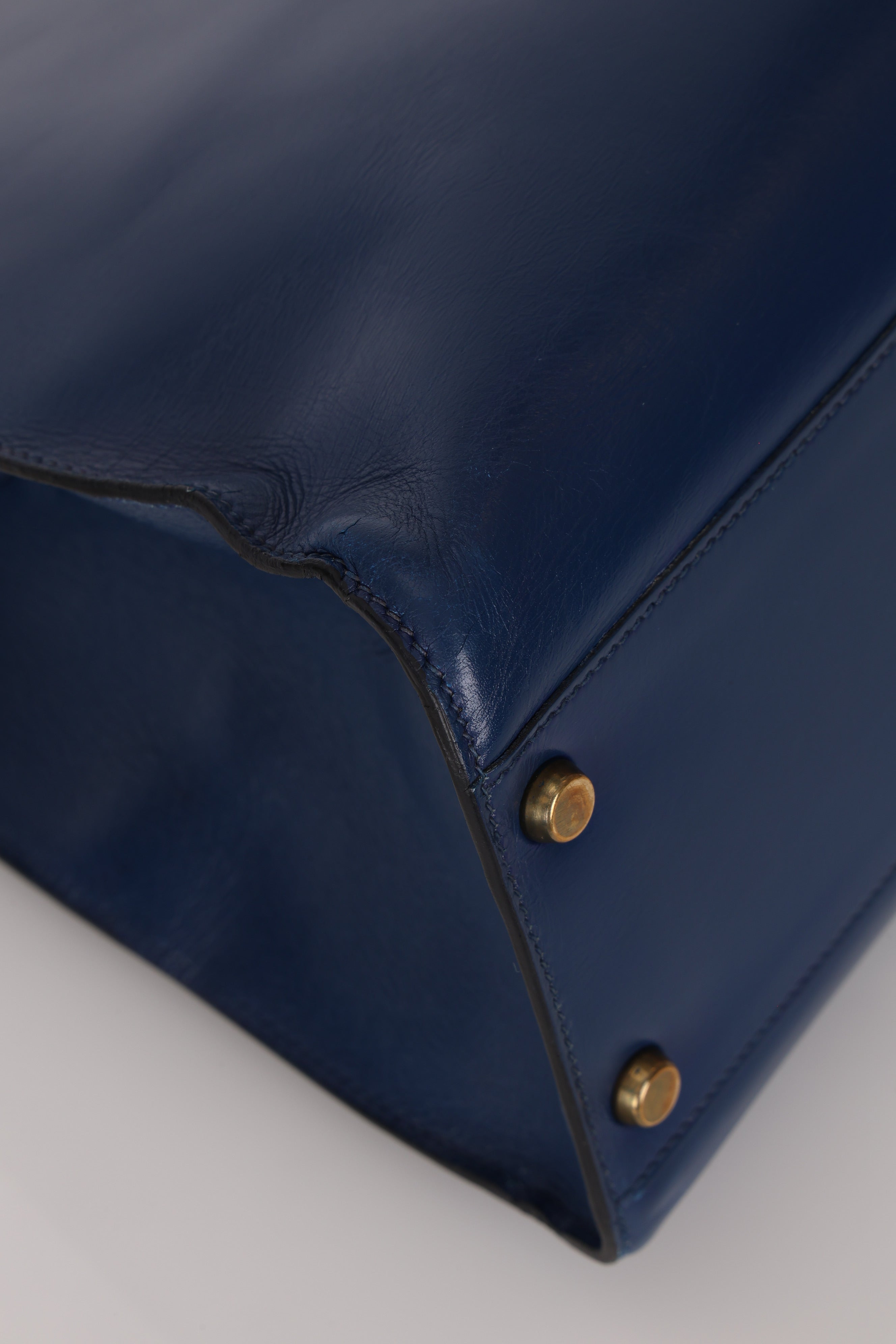 Hermès Kelly Sport GM Bleu Box GHW