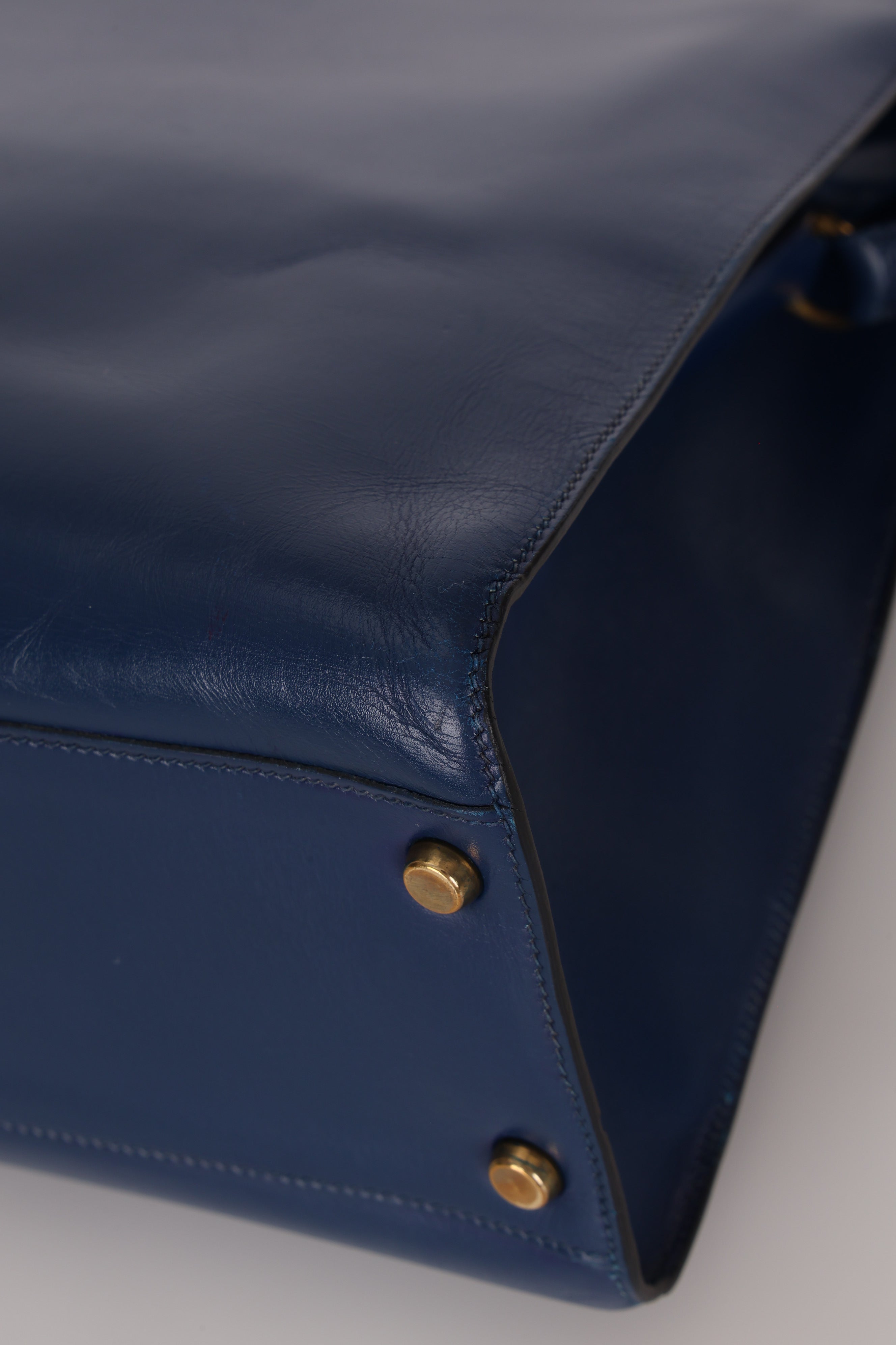Hermès Kelly Sport GM Bleu Box GHW