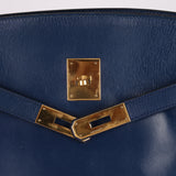 Hermès Kelly Sport GM Bleu Box GHW