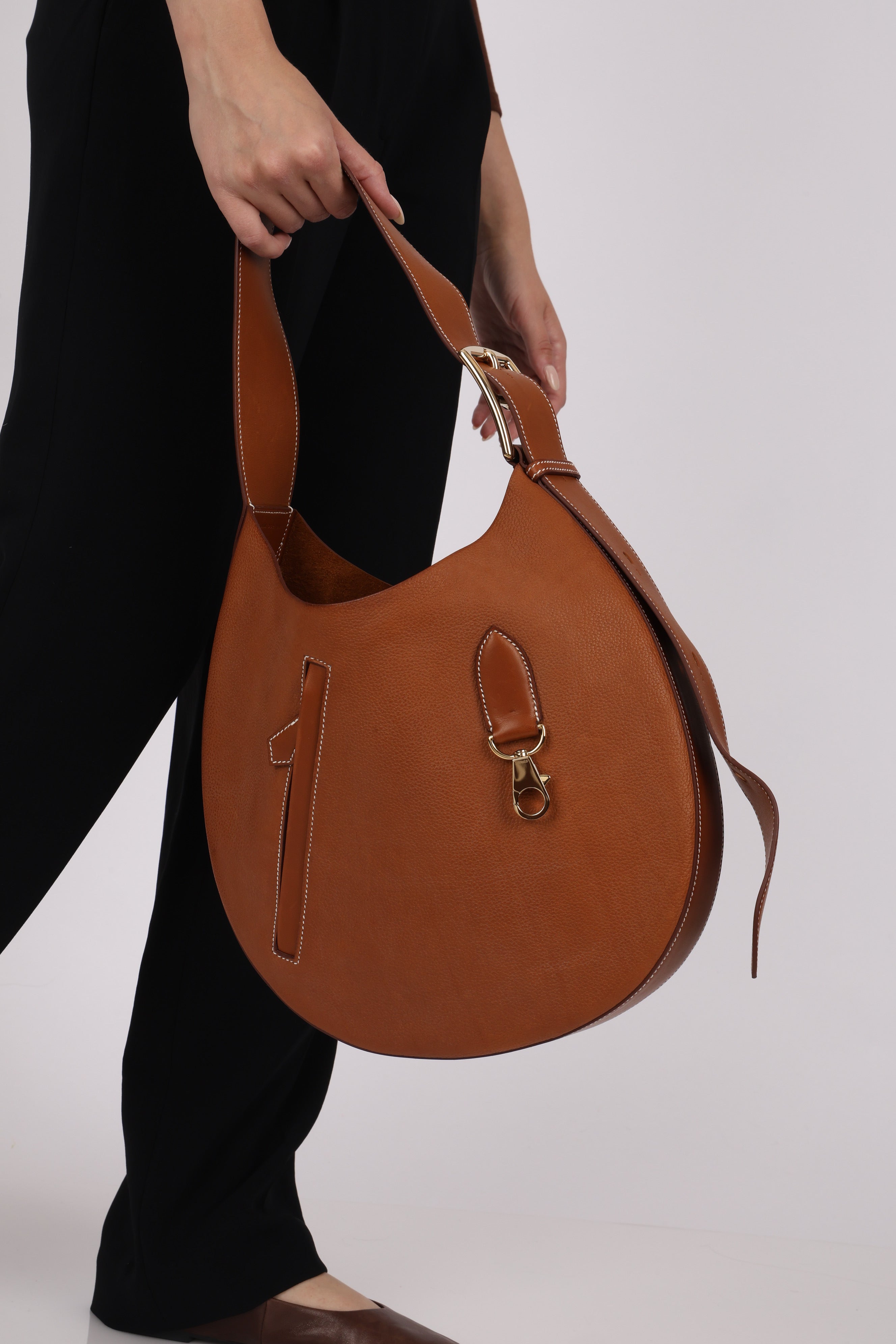 Hermès Arcon Gold Clemence and Swift GHW