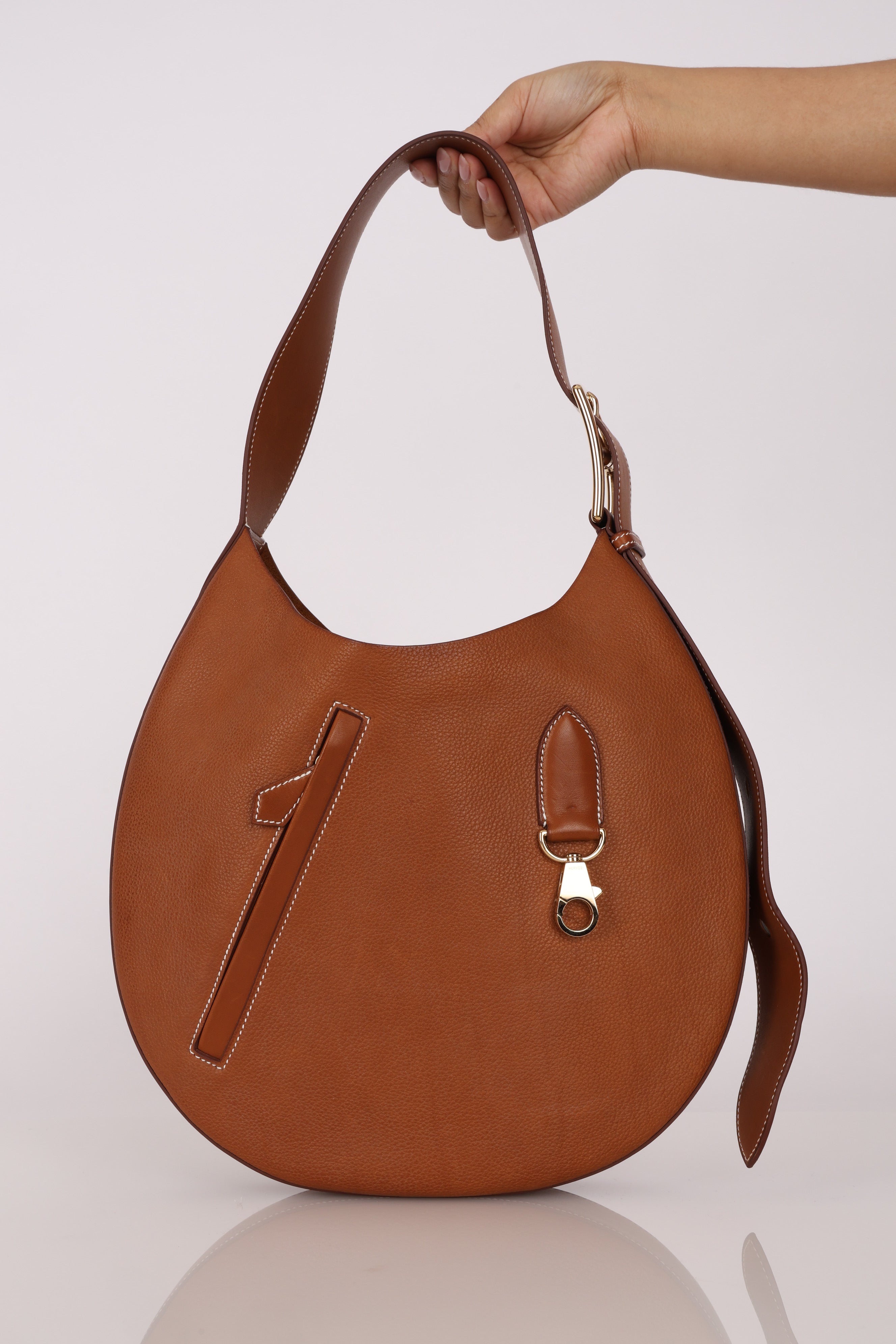Hermès Arcon Gold Clemence and Swift GHW