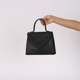 Yves Saint Laurent Whipstitch Flap Top Handle Bag