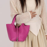 Hermès Picotin 18 Rose Clemence 2018 PHW