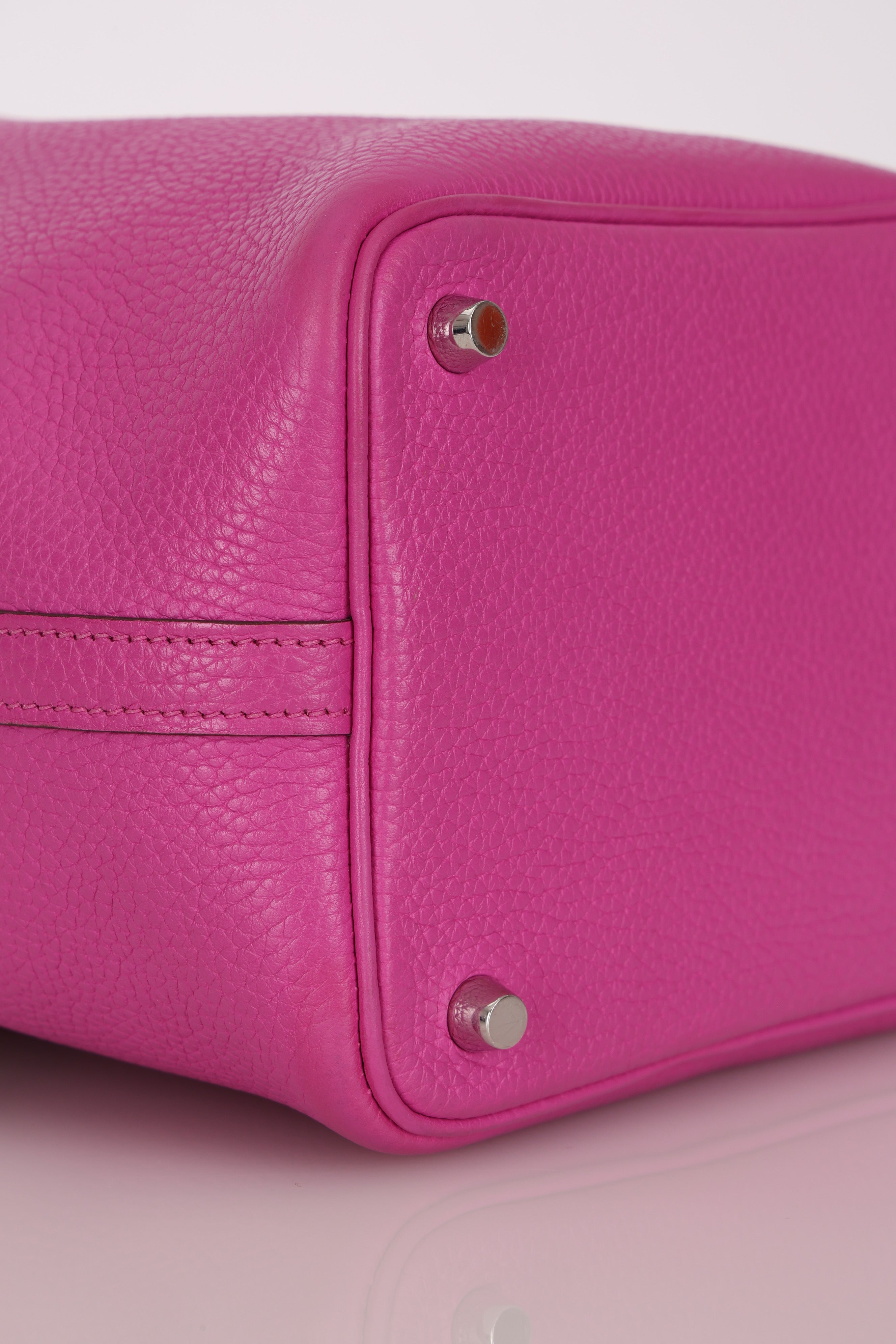 Hermès Picotin 18 Rose Clemence 2018 PHW