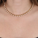 18K Gold Pearl Necklace