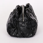 Chanel Twisted Bowling Bag Black Glazed Calfskin DSHW