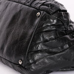 Chanel Twisted Bowling Bag Black Glazed Calfskin DSHW