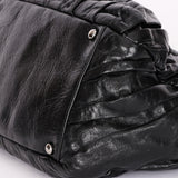 Chanel Twisted Bowling Bag Black Glazed Calfskin DSHW