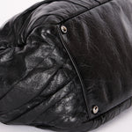 Chanel Twisted Bowling Bag Black Glazed Calfskin DSHW
