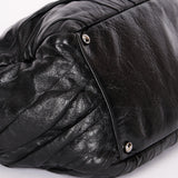 Chanel Twisted Bowling Bag Black Glazed Calfskin DSHW