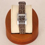Fendi Silver Diamond Watch