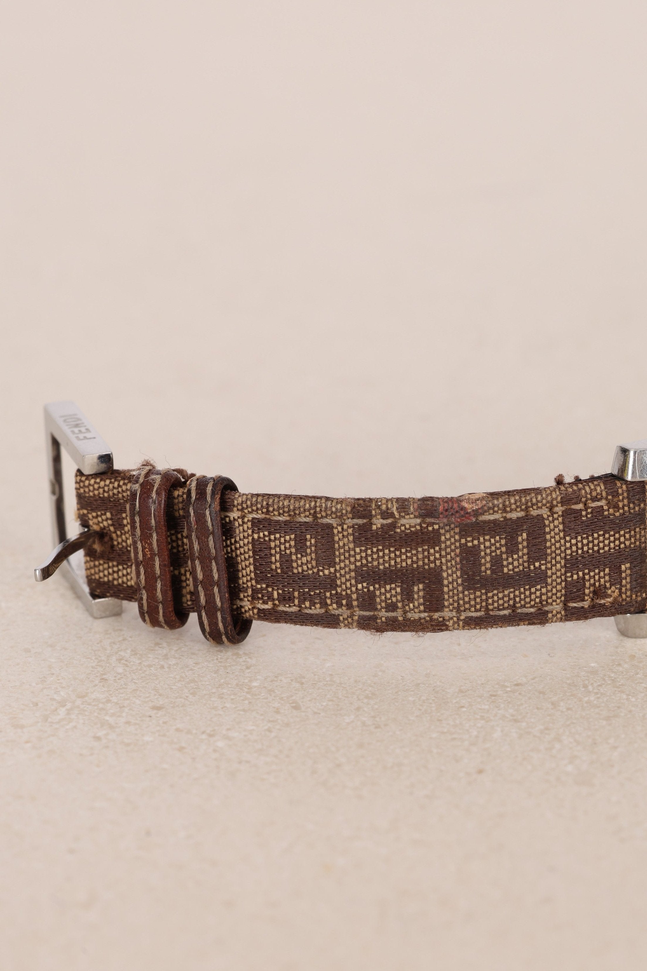 Fendi Silver Diamond Watch