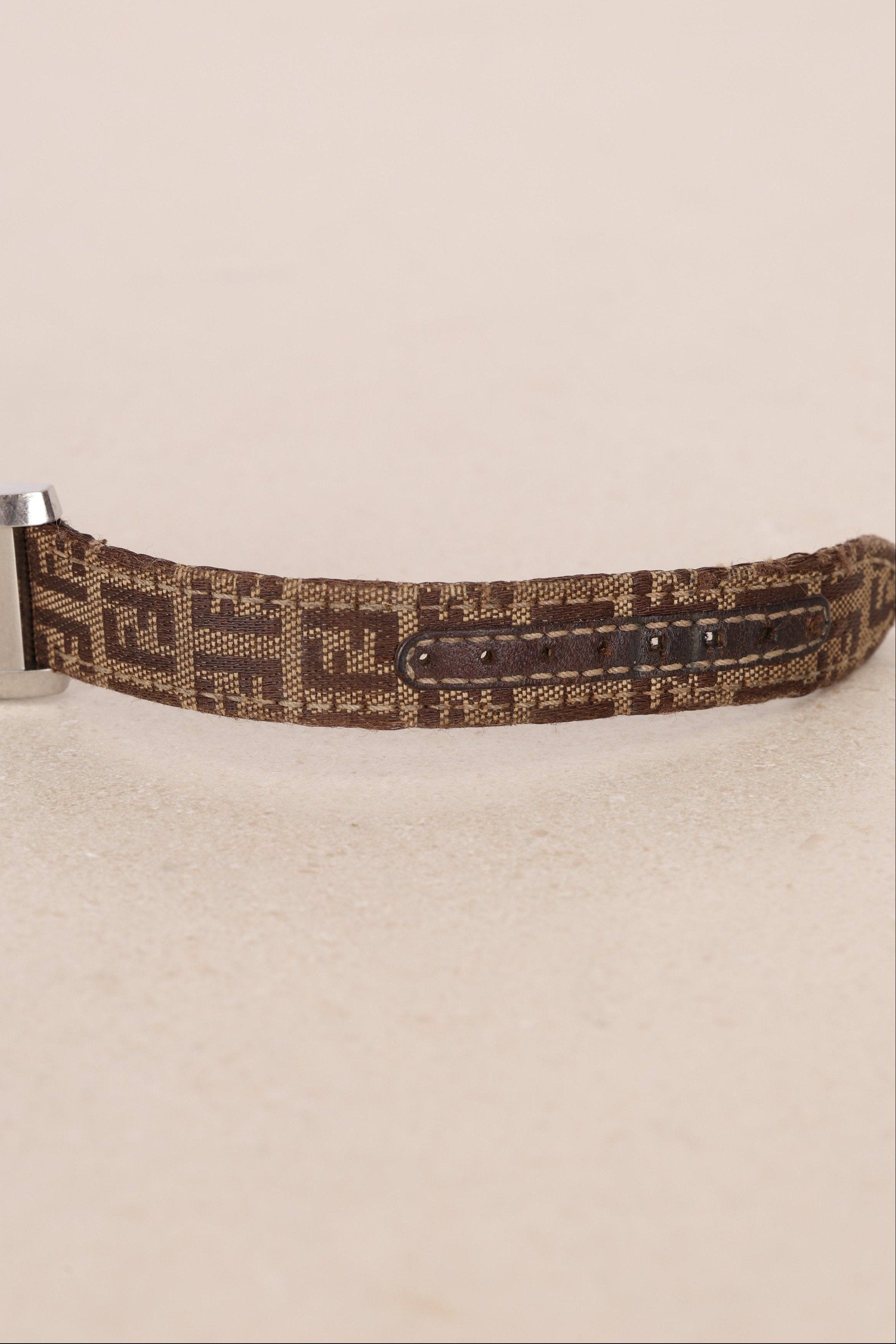 Fendi Silver Diamond Watch
